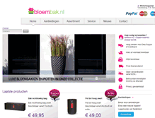 Tablet Screenshot of bloembak.nl